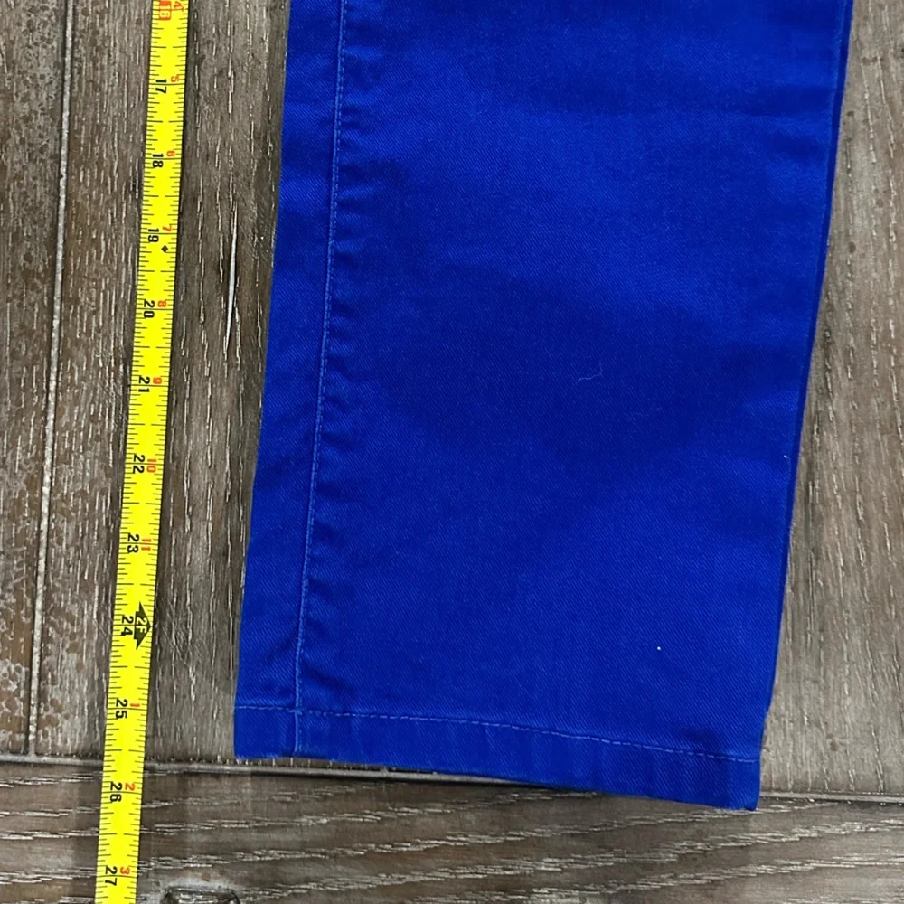 Talbots Signature Slim Crop Vibrant Blue Jeans - Picture 9 of 12